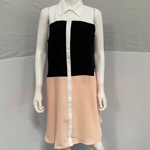 Alfani Color Block Shirt Dress
